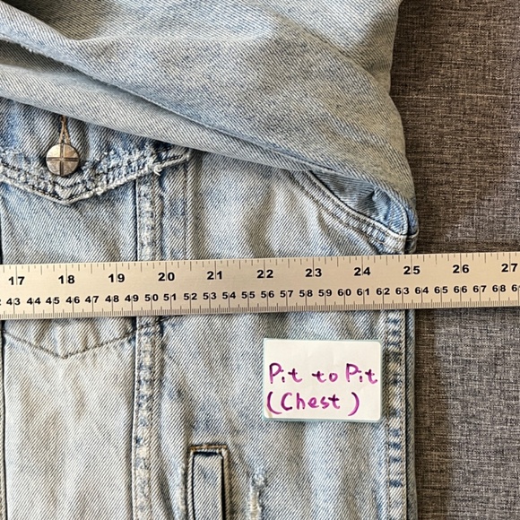 RARE Ksubi Travis Scott Oh G Ghosted Distressed Denim Jacket - Men's Size L - Picture 8 of 10